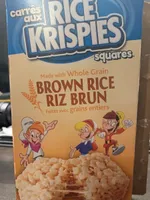 RICE KRISPIES squares BROWN RICE