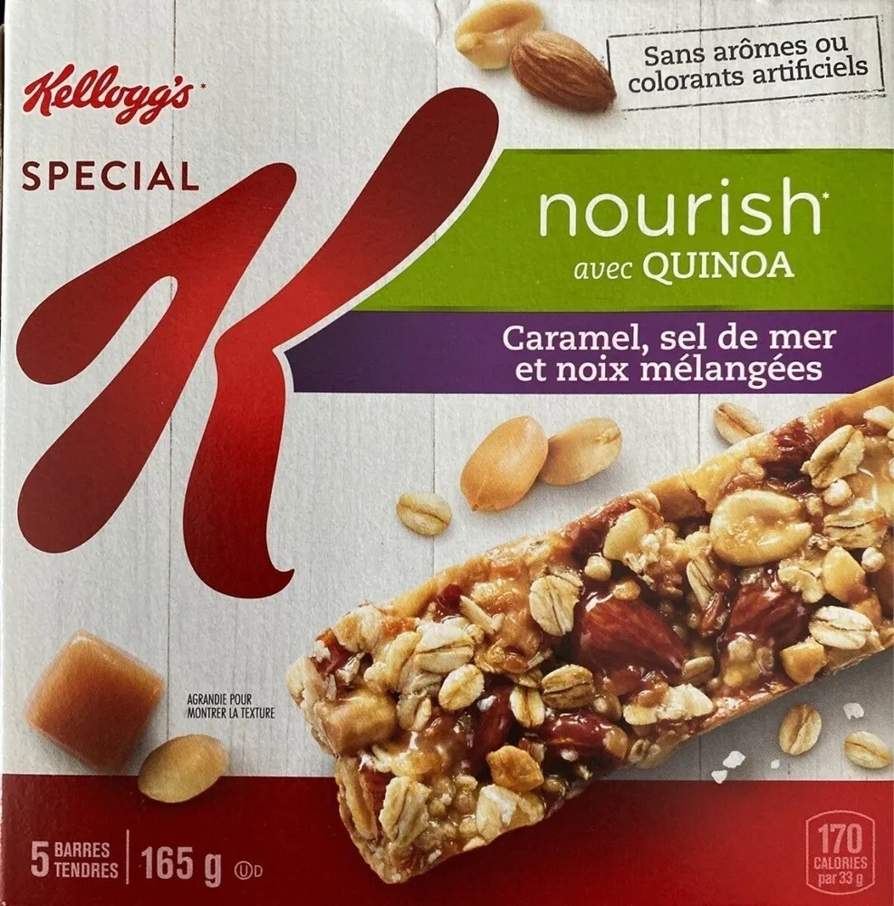 Special K Nourish Bars Caramel Sea Salt Mixed Nuts
