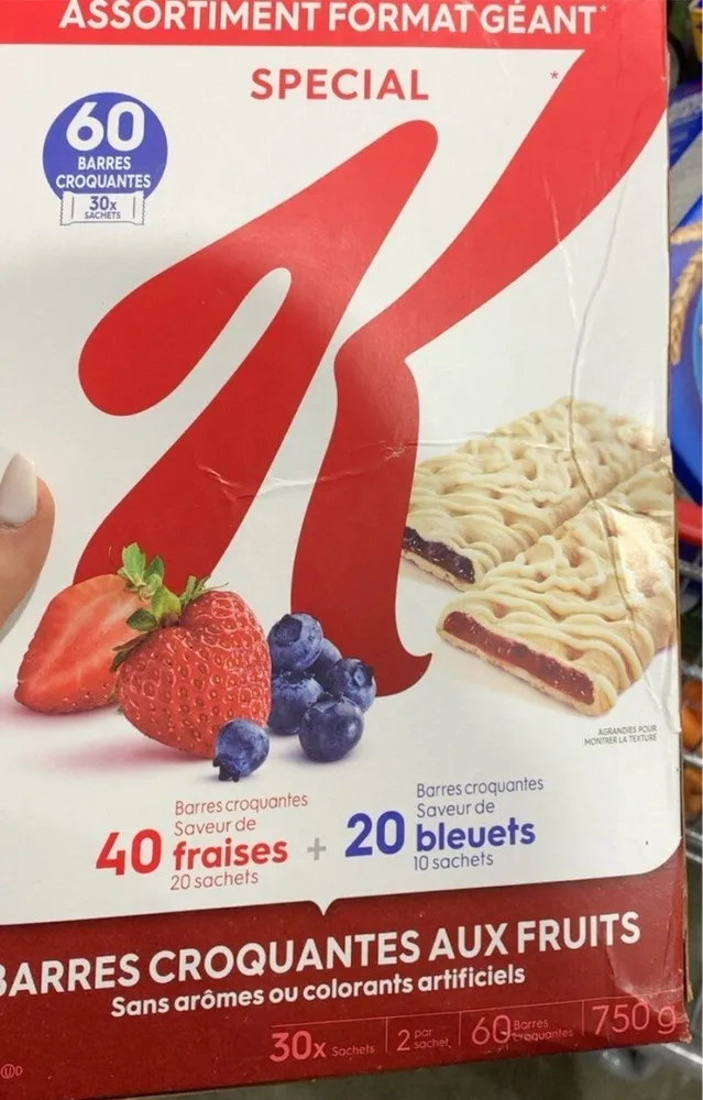 Special k Strawberry Flavour crisps