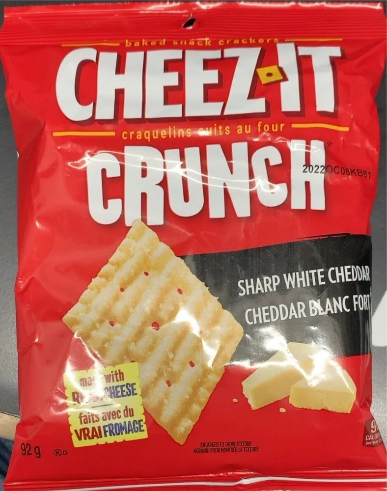 Cheez it cheddar blanc fort