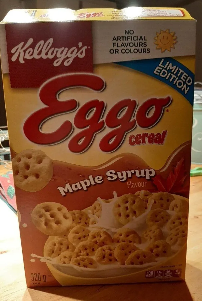 Eggo cereal (Maple Syrup Flavour)