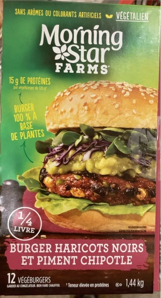 Morning Star Farms Black Bean Burger