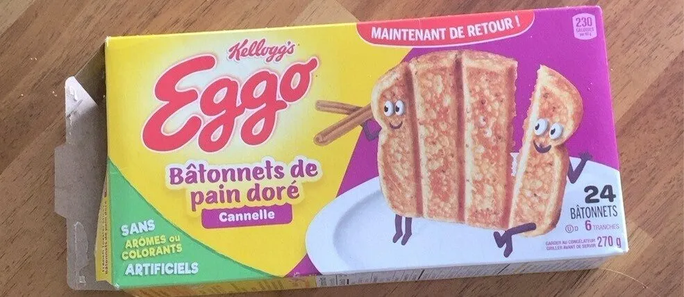 Batonnet de pain doré