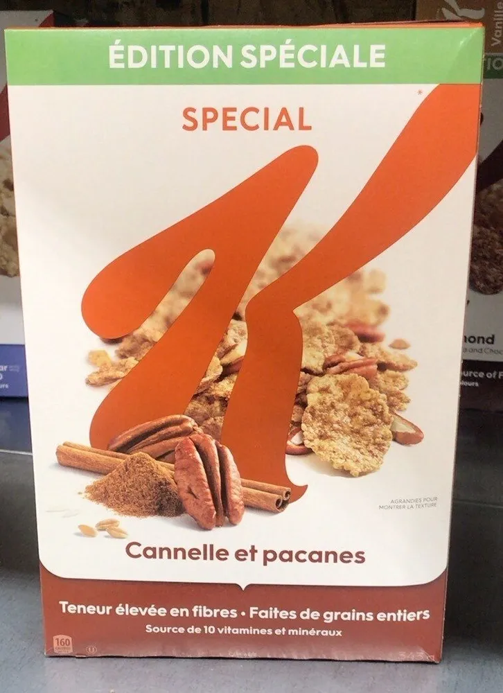 Céréales canelle et pacanes