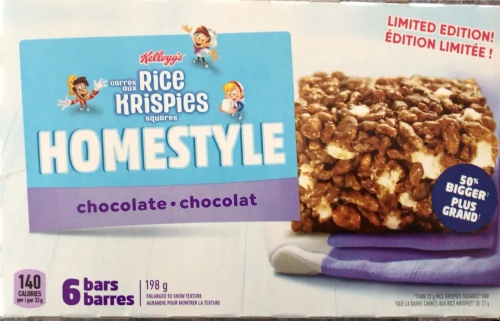 Carré aux rice krispies home style