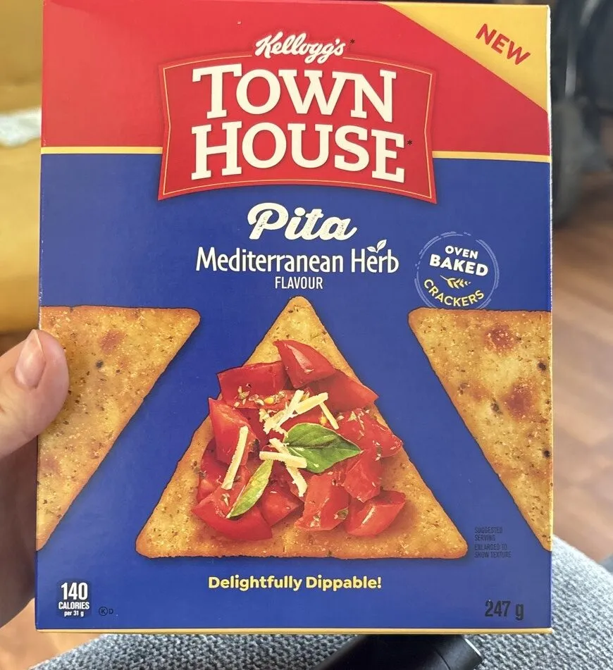 Pita Crackers Mediterranean Herb