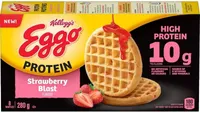 Protein Waffles Strawberry Blast