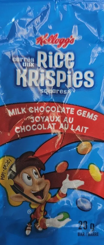 Rice Krispies With MILK chocolate Gems