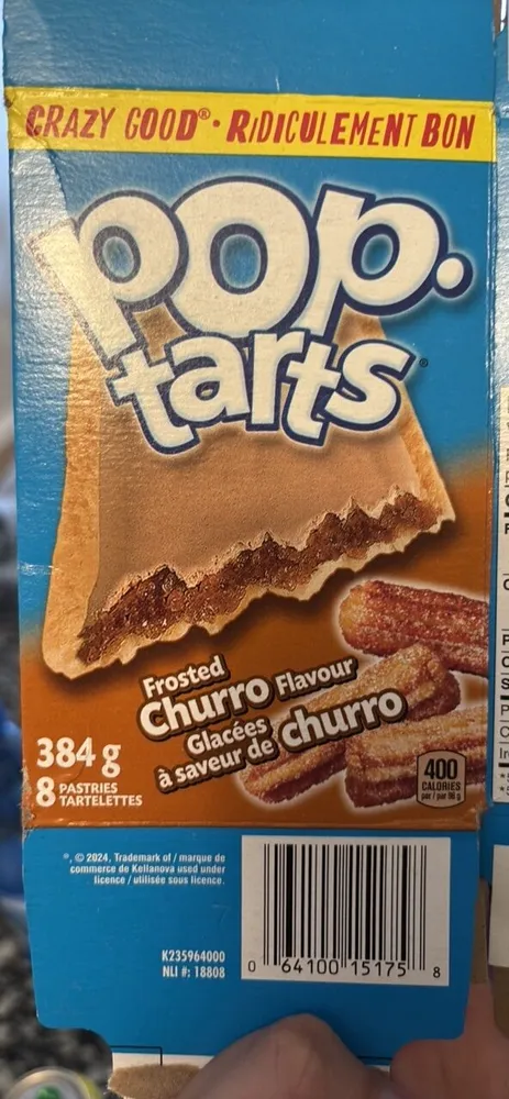 Frosted Churro Flavour Pop-Tarts