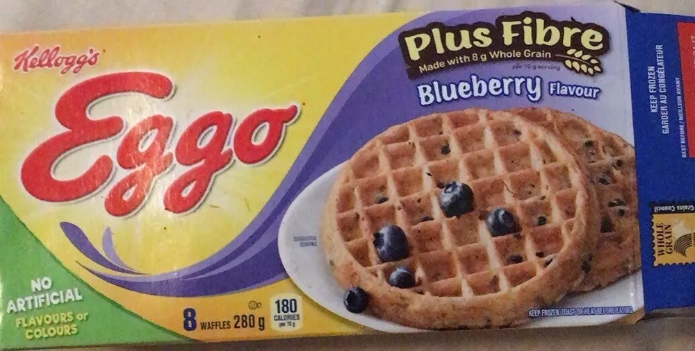 Gaufres Surgelées (blé-entier Et Bleuets )