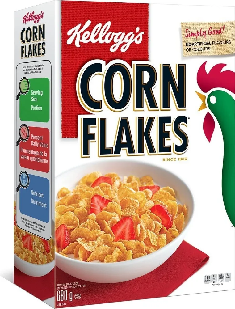 Corn flakes cereal