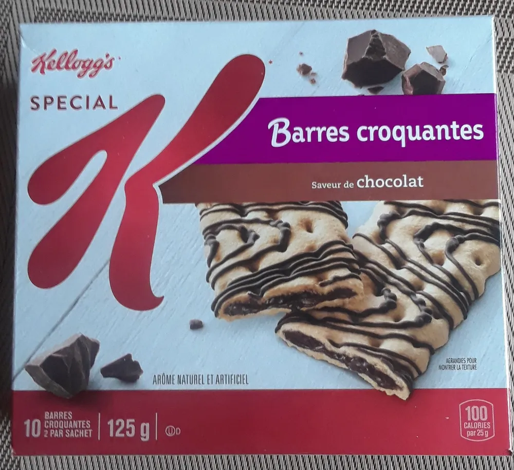 barres croquantes au chocolat Spécial K