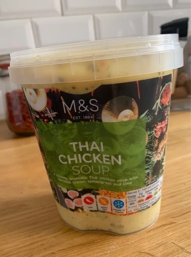 Chunky Green Thai Chicken Soup