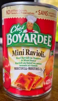 Mini Ravioli Beef Ravioli in Pasta Sauce