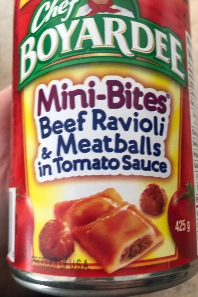 Ravioli chef boyardee