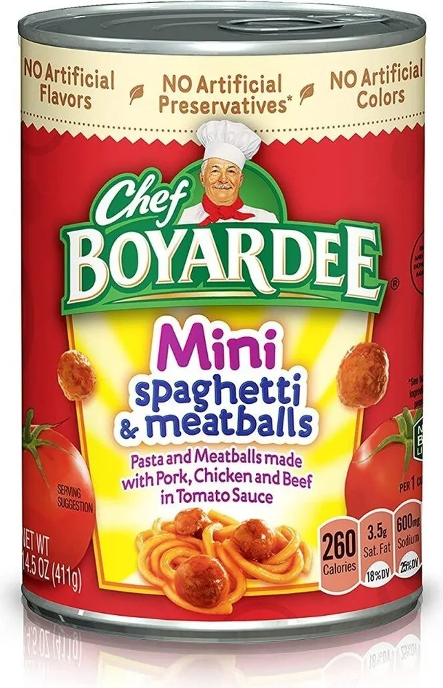 Mini spaghetti and meatballs