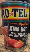 Xtra Hot Diced Tomatoes with Ghost Peppers