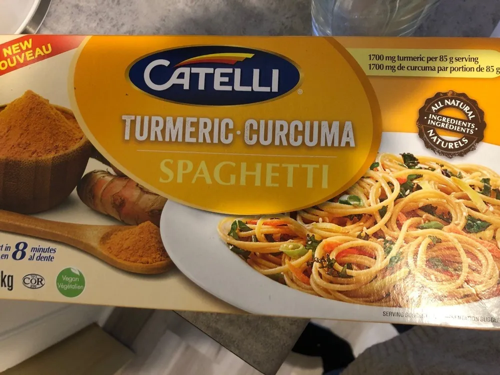 Spaghetti curcuma