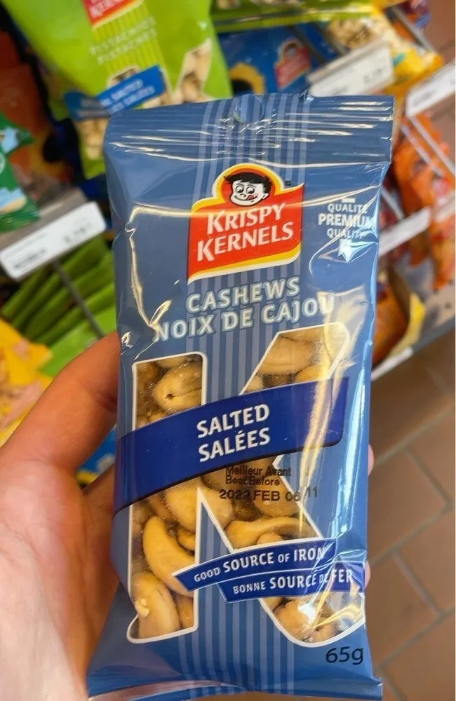 noix de cajou Krispy Kernels