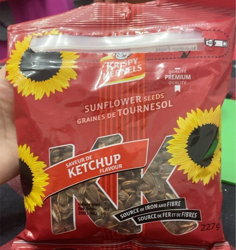 Graines de tournesols au ketchup