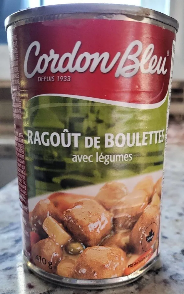Ragoût de boulettes avec légumes