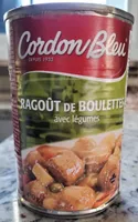Ragoût de boulettes avec légumes