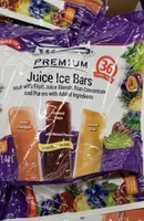 Juice ice bars