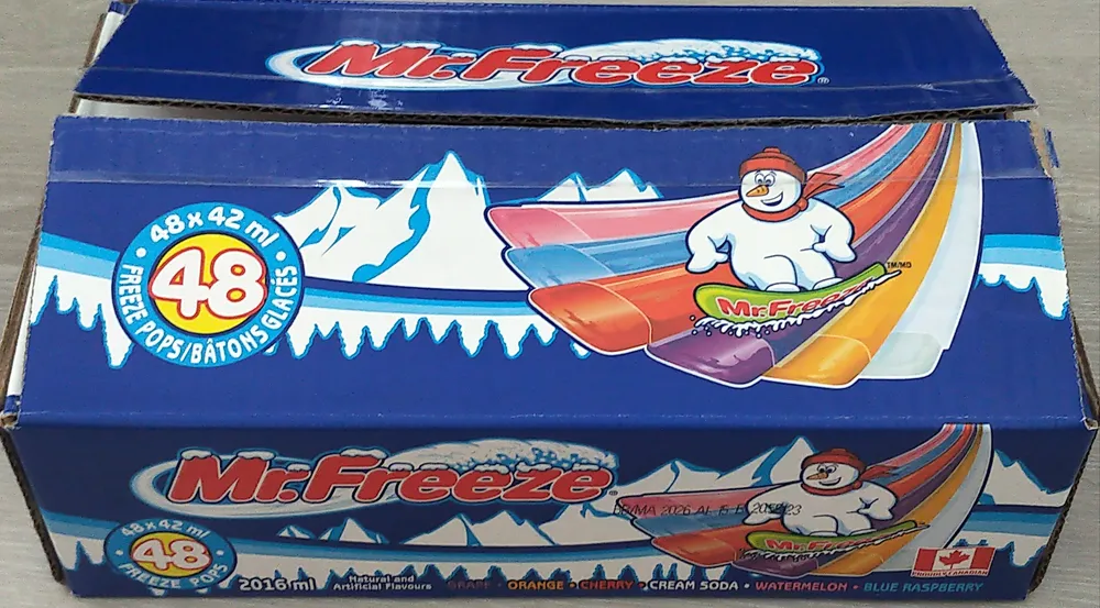 Mr. Freeze Freeze Pops