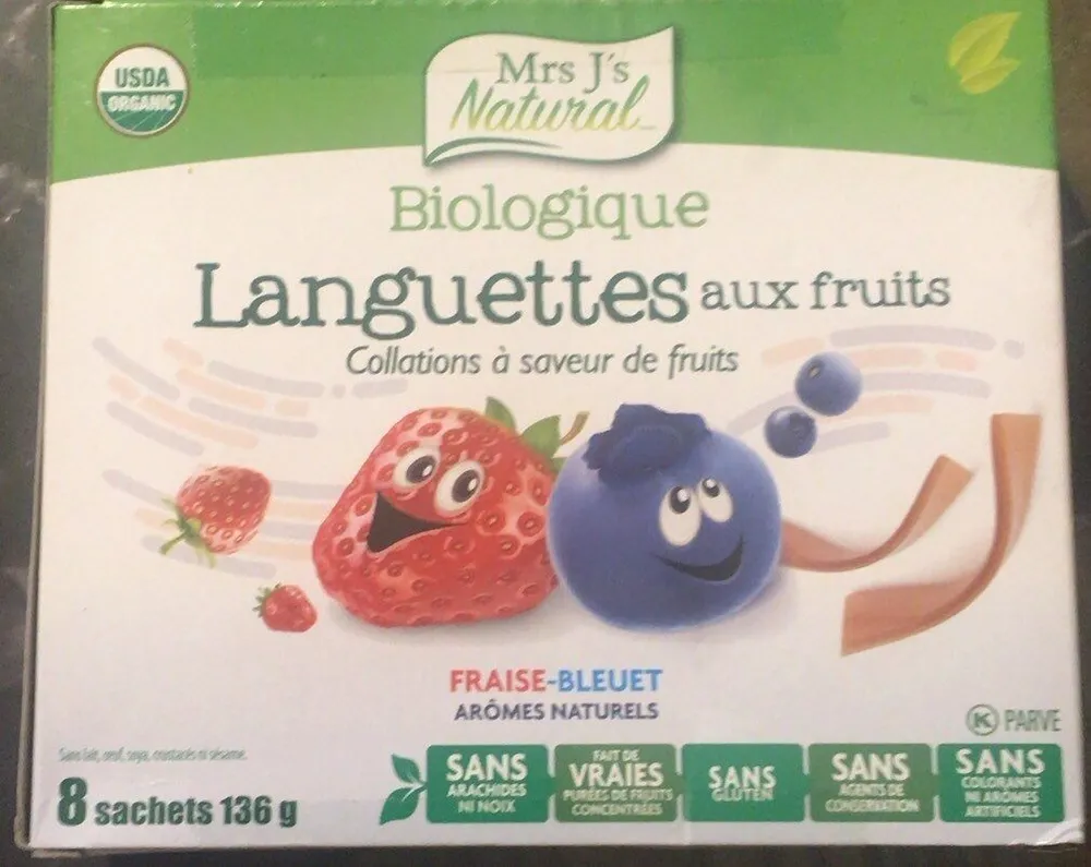 Languettes aux Fruits