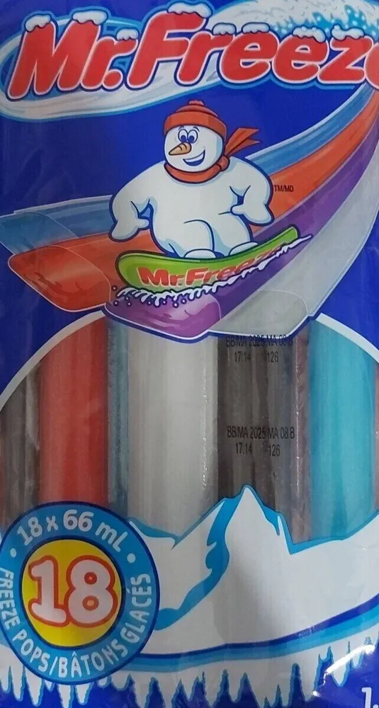 Freeze pops