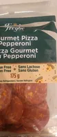 Gourmet pizza pepperoni