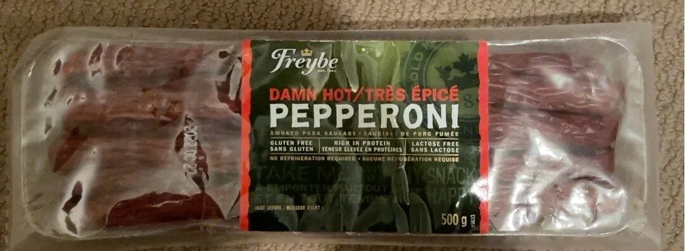 Damn hot pepperoni