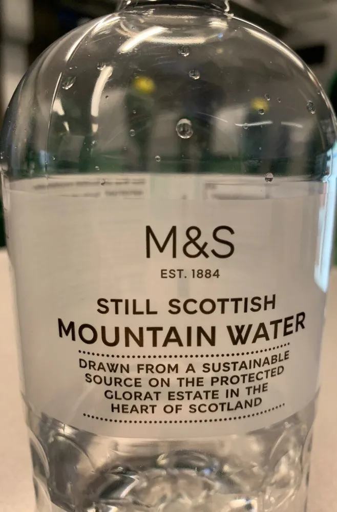 M&S Food Still Water from Scotland