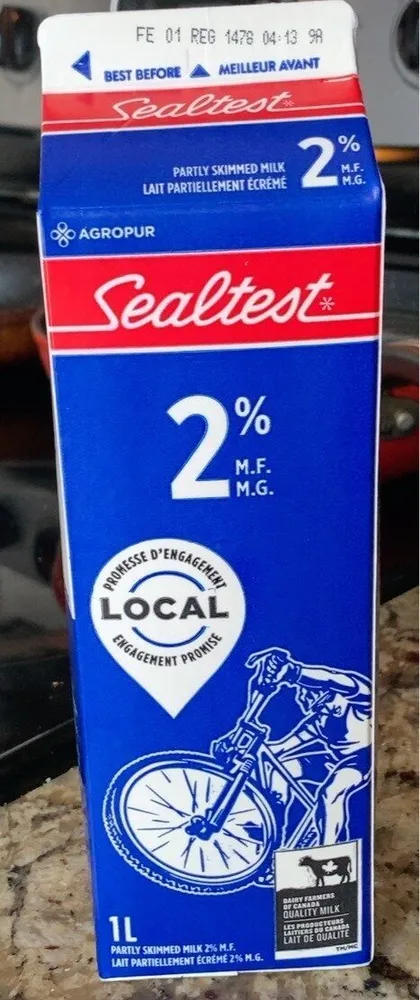 Partly skimmed milk