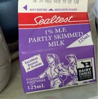 Partly skimmed milk