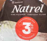 Lait 3.25 % finement filtré