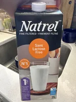 Dairy product made with lactose free ultrafiltered partly skimmed milk