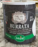 Burrata - Fresh Mozzarella Cheese Filled with Cream
