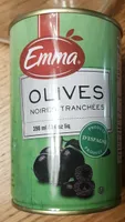 Olives noires tranchées