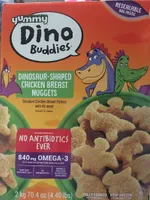 Dinosaur-Shaped Chicken Breast Nuggets
