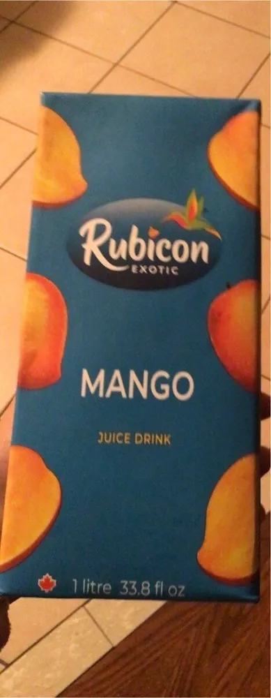 Mango juice drink