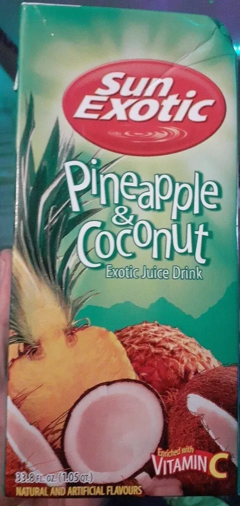 Pineapple and Coconut Exotic Juice Drink
