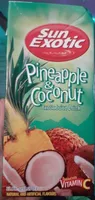 Pineapple and Coconut Exotic Juice Drink