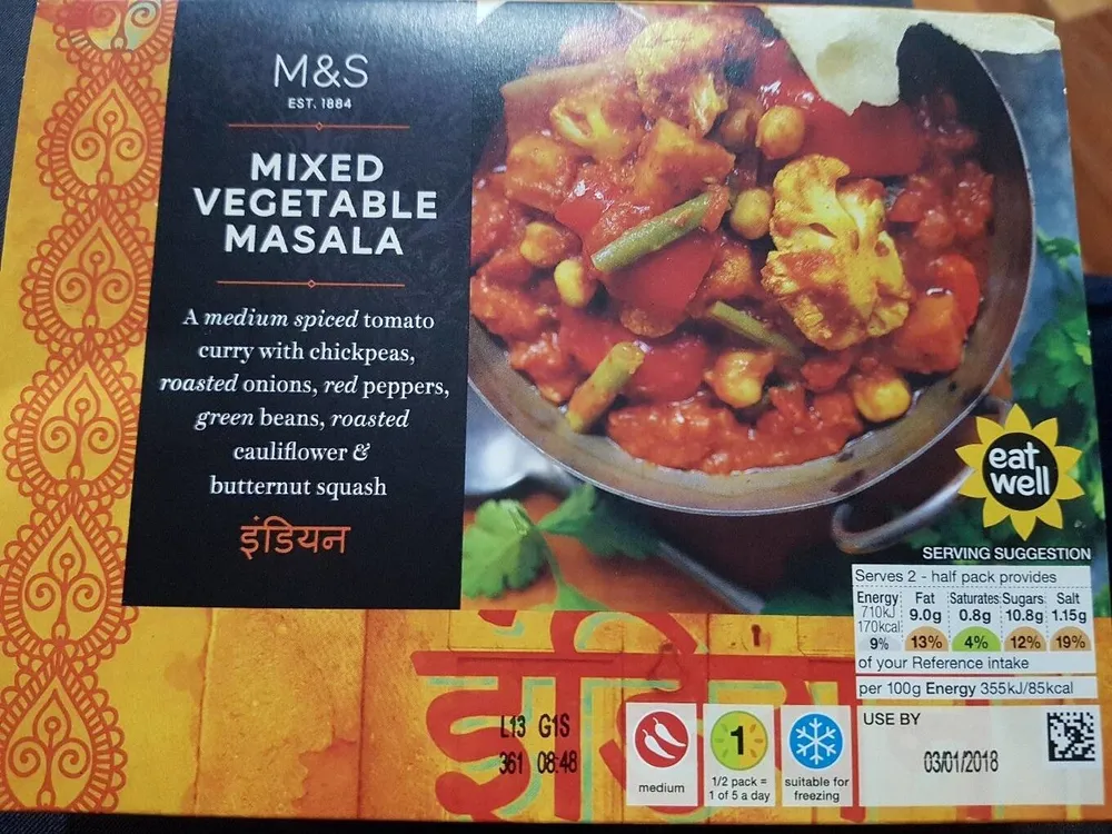 Mixed vegetable masala