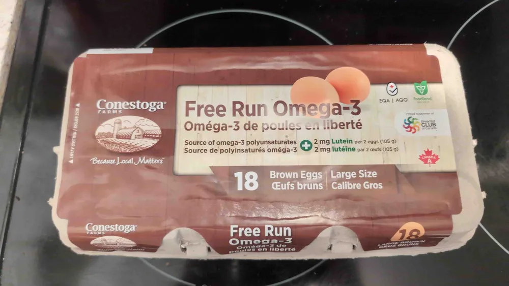 Free Run Omega 3 Eggs