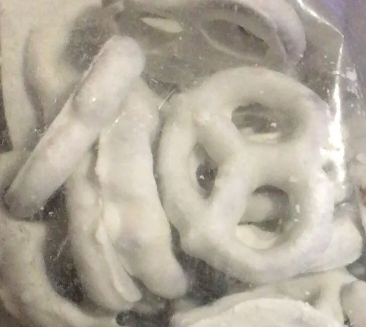 Yogurt covered pretzels