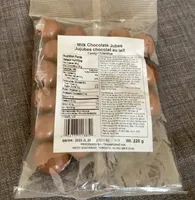 Milk chocolat jubes