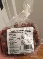 Roasted Unsalted Almonds