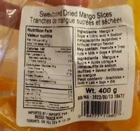 Sweetened Dried Mango Slices