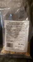 Sweetened banana chips
